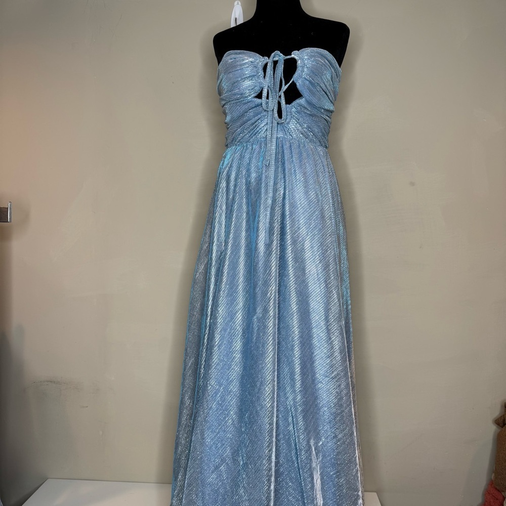 Layered with Love Blue and Silver Top